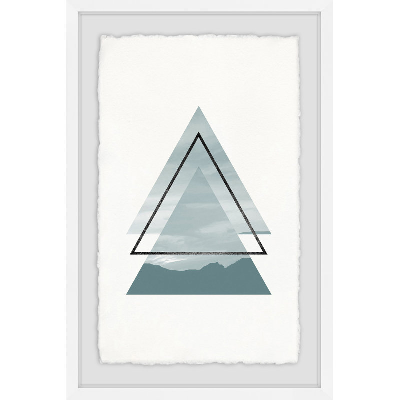 " Trois Triangle III ", 36" H x 24" W x 1.5" D