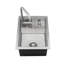 Évier de véhicule récréatif en acier inoxydable 20 po avec robinet dissimulé et distributeur de savon Ruvati-94088138