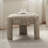 Modern Unique Design 20.5" W Polyester Upholstered Ottoman -1523944468