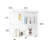 2 Layer Glass Display Cabinet with 2 Doors-1204030599