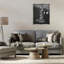 Art mural sur toile flottant encadré noir par Daphne Polselli-342046314-342046310
