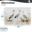 Herons bleus neutres en toile de roseaux, design par LSR Design Studio-130635130