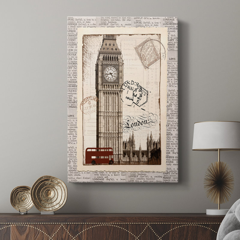 London Memories - galerie Cavas sur mesure, H 18 po x l 12 po