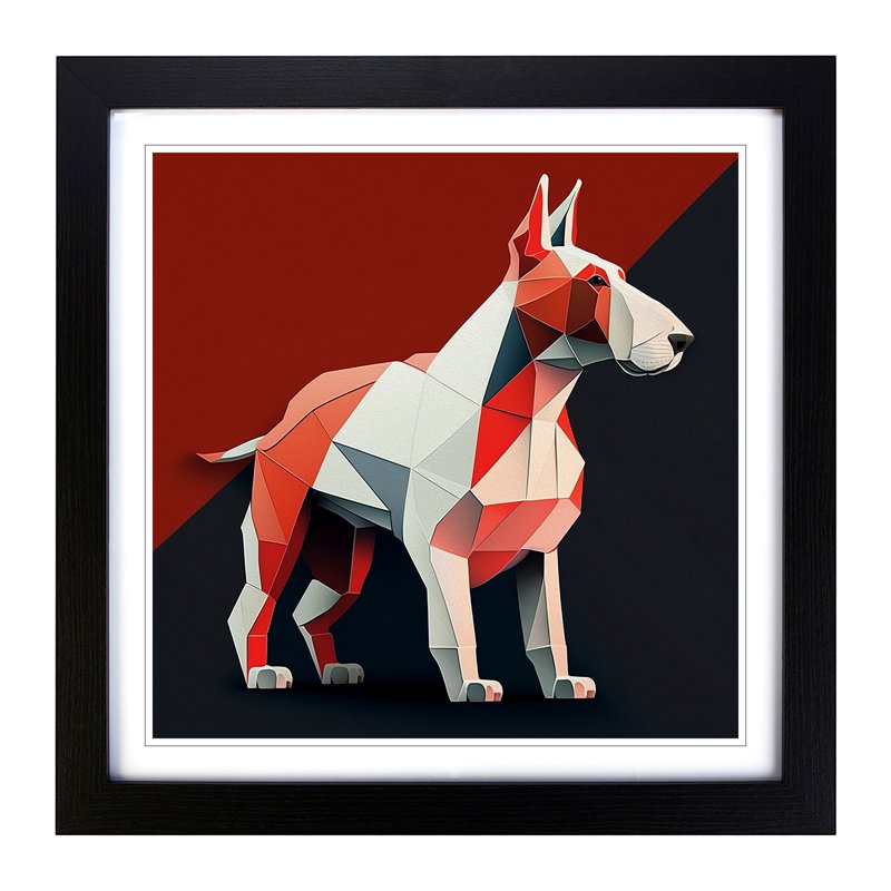 Single Picture Frame Print on Wood, Black