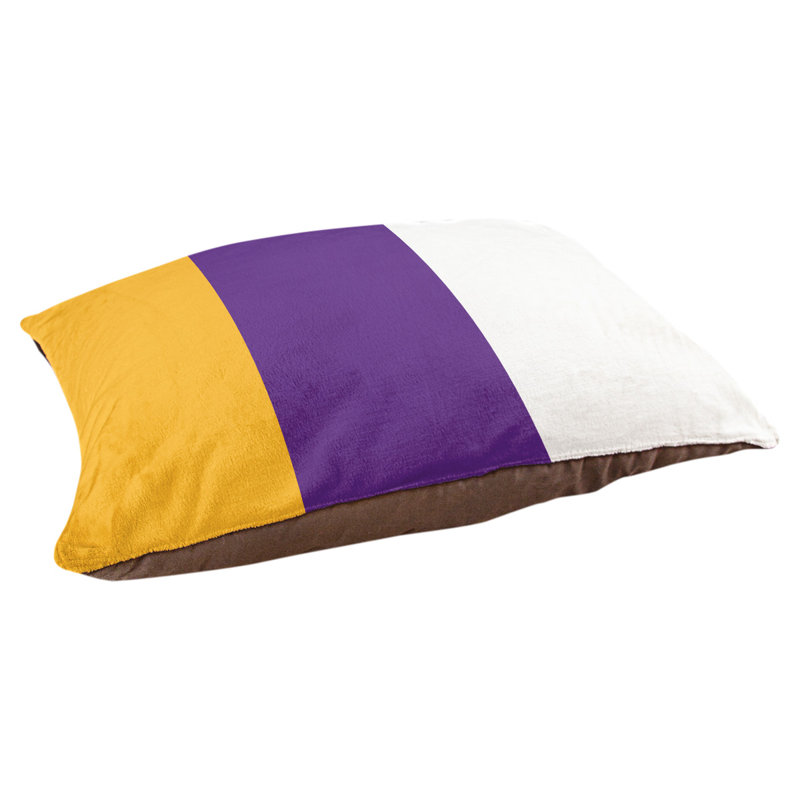 Coussin Designer, Grand (L 40 po x l 50 po), Or / mauve / blanc