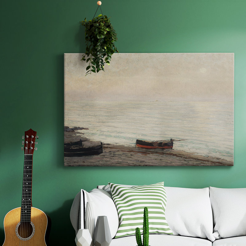 Impression nautique rétro sur toile CLCLXXVII, H 41 po x l 61 po