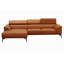 Blagovesta Genuine Semi-Aniline Leather Corner Sofa with Upholstered Frame-1258670066-1258670071