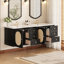 Ensemble de meuble-lavabo Mid-Century avec tiroirs en céramique