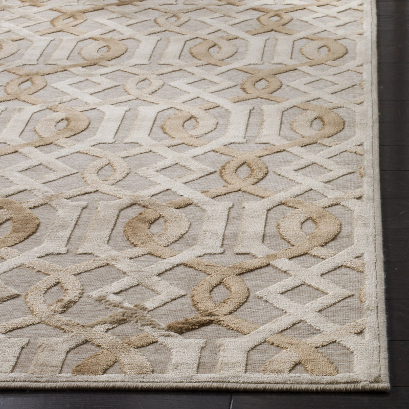 Van Wyck Paradise Viscose Geometric Rug, Runner 2'2" x 8'