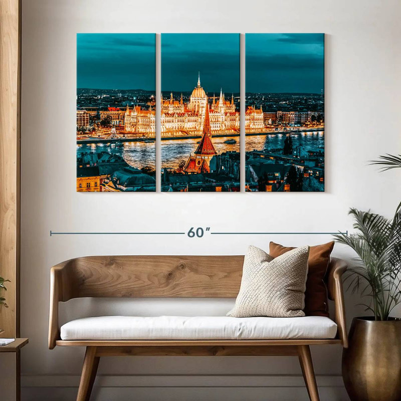 Nicci Hungarian Parliament Lights, 32" H x 50" W