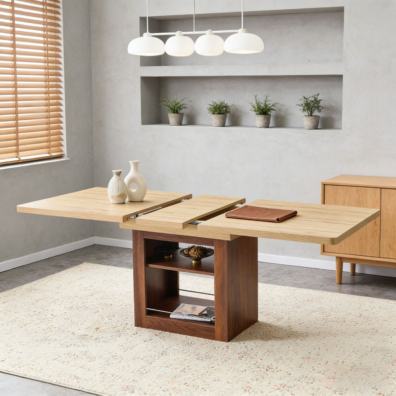 Table de salle à manger, Bois