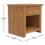 Table de chevet 1 tiroir Scott-617017408