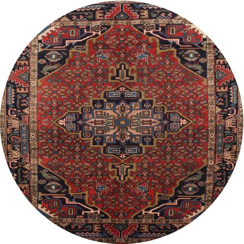 Oriental Indoor Rug, Round 5'