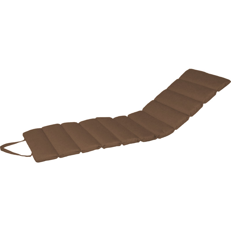 Coussin de chaise longue Sunbrella, Tissage uni Sunbrella® palette café