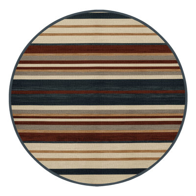  Tapis lavable rayé crème Canyon
