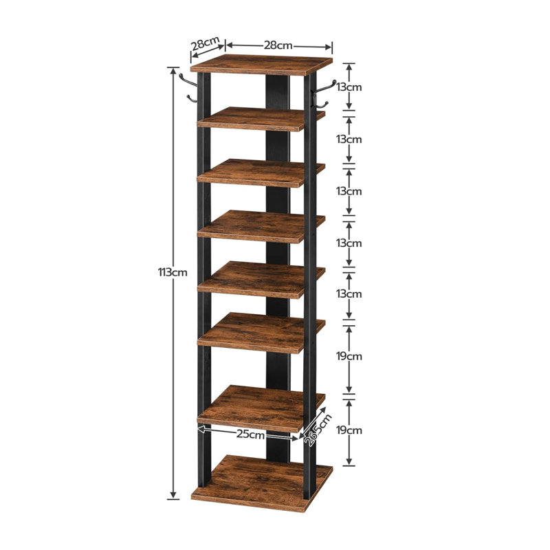 8 Pair Shoe Rack