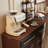 Black&Walnut Solid Wood Sideboard