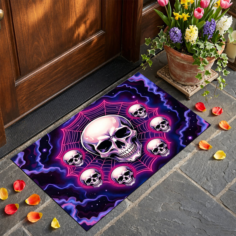 Tapis d'entrée antidérapant pour l'entrée d'Halloween, Halloween - 2, 20 po x 32 po