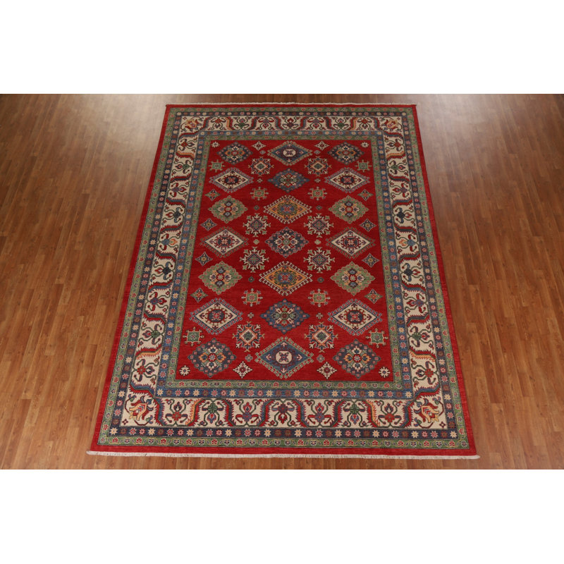 One-of-a-Kind 8'11'' X 11'9'' New Age Wool Area Rug in Red