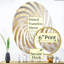 Vortex doré doux et doré - Miroir décoratif Vortex MIR109514 O-95185716