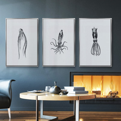 " Marine Life I " 3 - Pieces