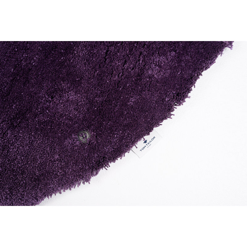 Cozy Solid Colour Hand Woven Area Rug, Round 140cm