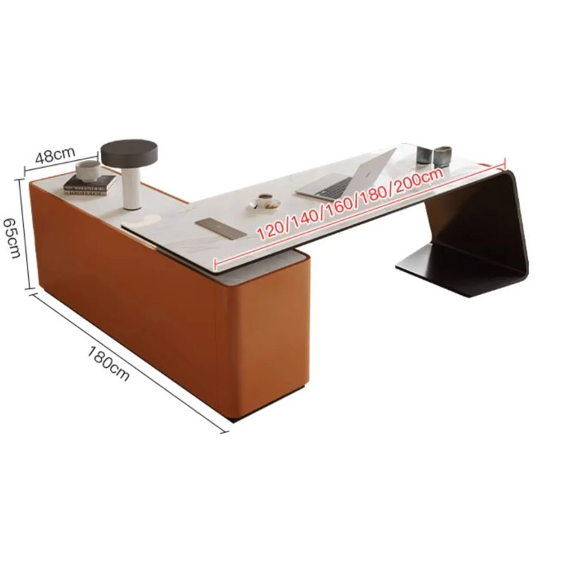 Cherronda L-Shaped Executive Desk