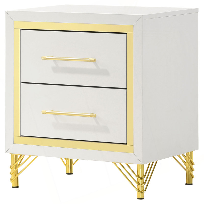 Chesney 2-Drawer Nightstand Bedside Table