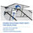 6X12 FT Polycarbonate Greenhouse Raised Base And Anchor Aluminum Heavy Duty Walk-In Greenhouses For Outdoor Backyard In All Season,Black-125113359-125113361