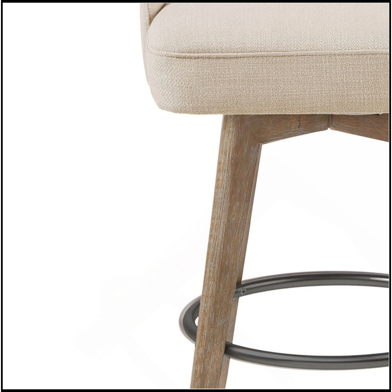 Tabouret de comptoir avec siège pivotant