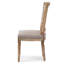 Chaise d'appoint rembourrée en lin Marsworth