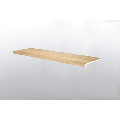 1.25 in. T x 47.24 in. L x 12.01 in. W Luxury Vinyl Flooring Trim Eased Edge Stair Tread