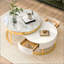 Table basse gigogne moderne avec tiroirs Modern