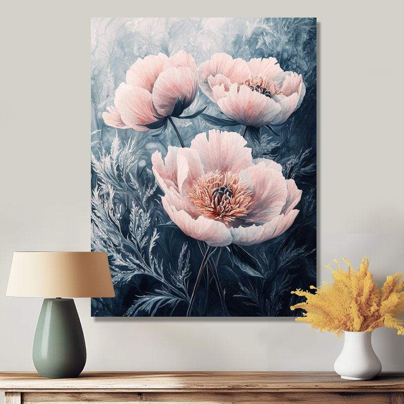 Johnston - Floral Wall Decor, Toile tendue, Does Not Apply, H 20 po x l 12 po