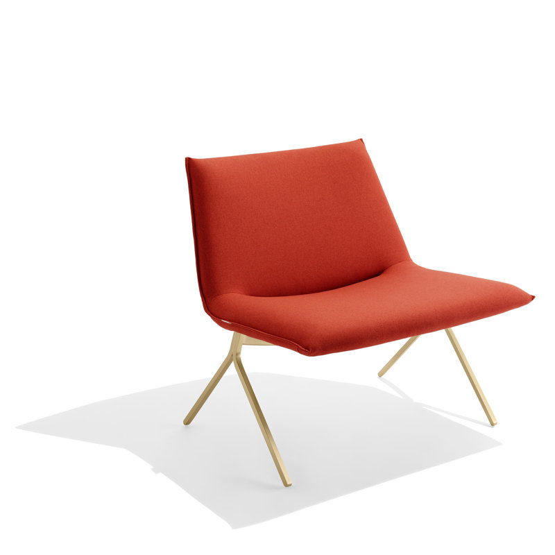 Chaise de réception Meredith, Laiton, Tissage de brique