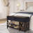 Shoe Storage Bench with Cushion, 7 Pair Entryway Shoe Bench Serkis-1069744798-1069744793