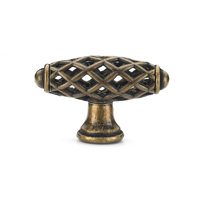 Expression 2 1/4" Length Bar Knob, Regency Brass