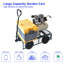 Chariot pliable pour le transport de lourdes charges de jardin et de jardin