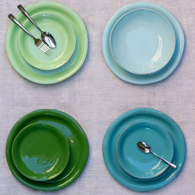 Assiette à salade Cucina Fresca, Sauge