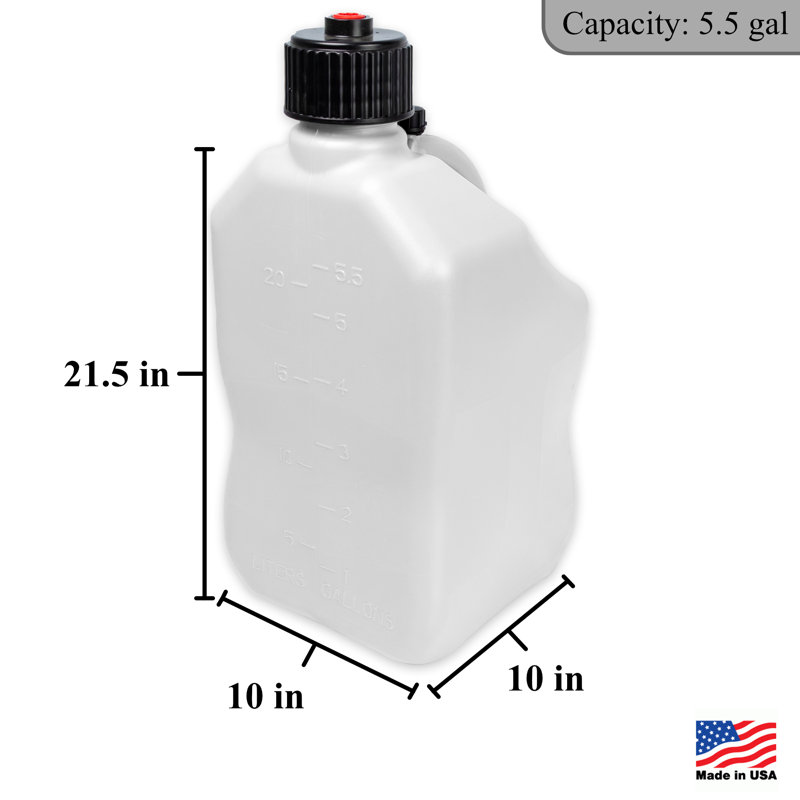 Pot de rangement polyvalent 5,5 gallons Bushman U-Jug - paquet de 4, Blanc