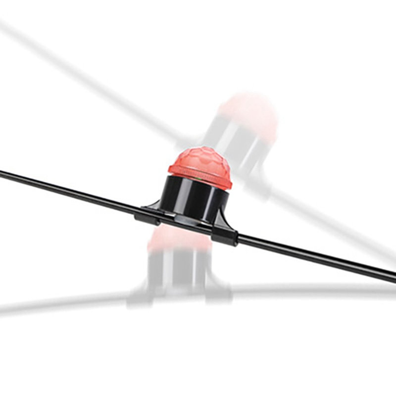Sea Rod Fishing Alarm Sensor Mini LED Light Night