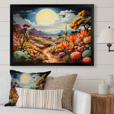 «Desert Cacti Garden III» sur toile