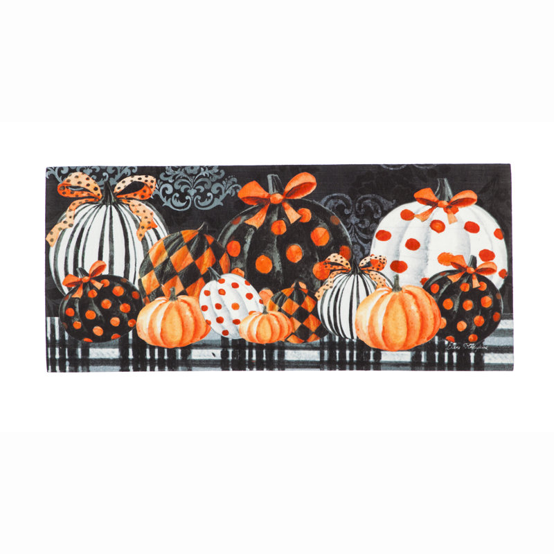 Sassafras 5 Piece Welcome Mat and Frame Set with All Season Inserts and 1 Rubber Frame