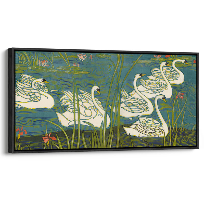Extra Large Framed Wall Art Vintage Fine Art Antique Classic for Bedroom, Black, 30" H x 60" W