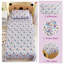 Ensemble de draps pour enfants, draps pleine grandeur 4 pièces, drap-housse en microfibre avec poche profonde de 15 pouces et sangles de coin, imprimé losanges Castle-129415779-129415777