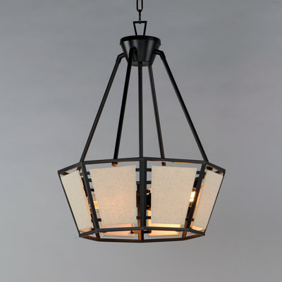 Alvon 4 - Light Dimmable Drum Chandelier