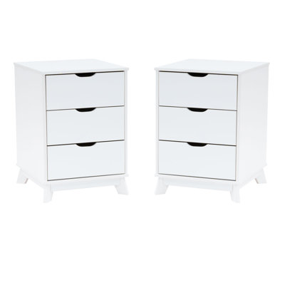 Marialana Solid Wood Nightstand Set Of 2