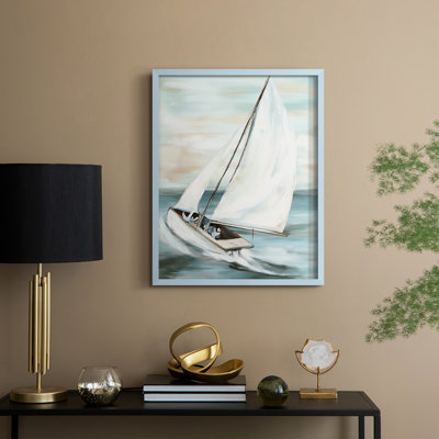NAUTICAL Series LVI, reproduction encadrée - bois massif