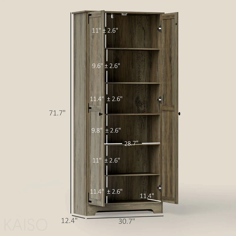 Armoire de rangement autoportante