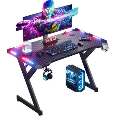 Metal Base Computer Desk